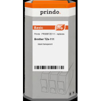 Prindo Basic Nastro Nero su trasparente