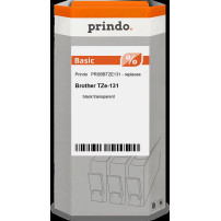 compatibile con Brother TZe-131  Prindo Basic Nastro Nero su trasparente