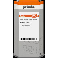 Prindo Basic Nastro Nero su trasparente