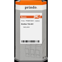 compatibile con Brother TZe-641  Prindo Basic Nastro Nero su giallo
