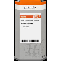 compatibile con Brother TZe-641  Prindo Basic Nastro Nero su giallo