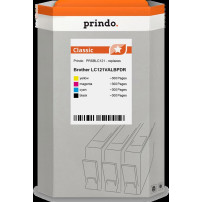 compatibile con Brother LC-121  Prindo Classic Multipack nero / ciano / magenta / giallo