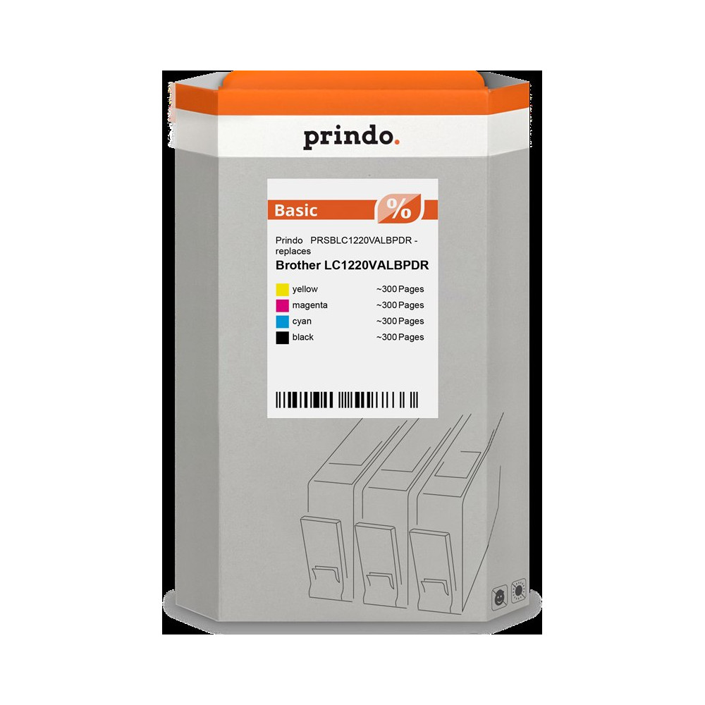 Prindo Basic Multipack nero / ciano / magenta / giallo