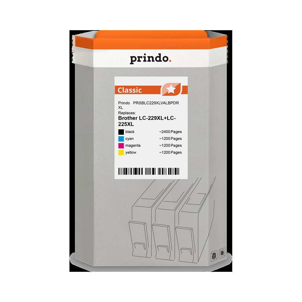 Prindo Classic XL Multipack nero / ciano / magenta / giallo