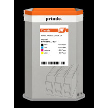 compatibile con Brother LC-3211  Prindo Classic Multipack nero / ciano / magenta / giallo