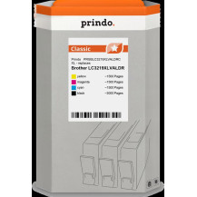 compatibile con Brother LC-3219XL  Prindo Classic XL Multipack nero / ciano / magenta / giallo