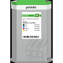compatibile con Brother LC-3219XL  Prindo Green XL Multipack nero / ciano / magenta / giallo