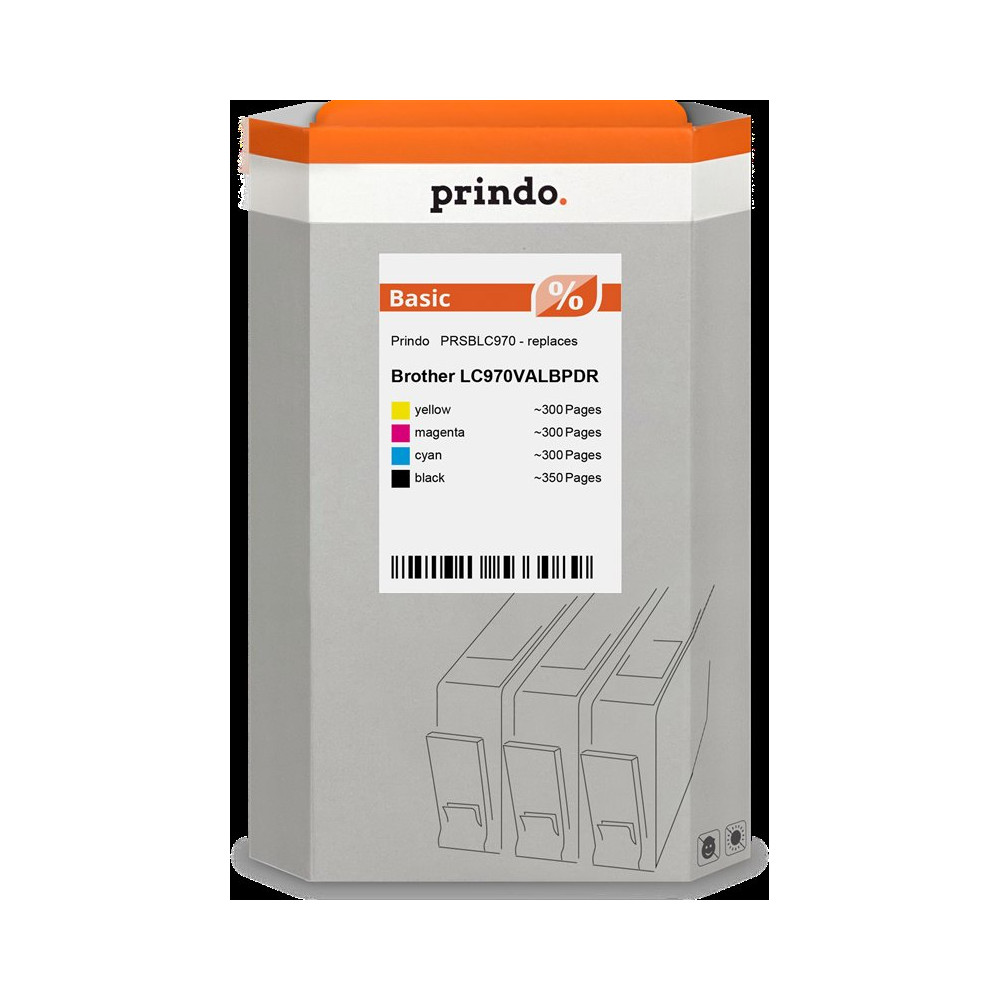 Prindo Basic Multipack nero / ciano / magenta / giallo