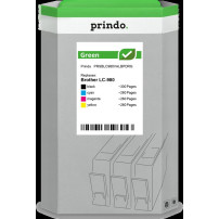 compatibile con Brother LC-980  Prindo Green Multipack nero / ciano / magenta / giallo