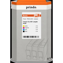 compatibile con Canon CLI-551  Prindo Basic Multipack nero / ciano / magenta / giallo