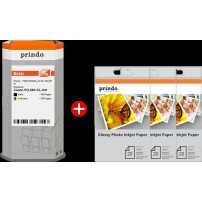 compatibile con Canon PG-540+CL-541  Prindo Basic nero / differenti colori / Bianco Value Pack