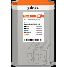 compatibile con Canon PGI-570+CLI-571  Prindo Classic Multipack nero / nero / ciano / magenta / giallo