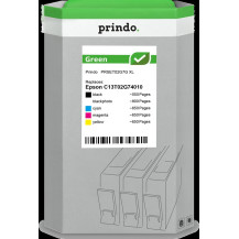 compatibile con Epson 202XL  Prindo Green XL Multipack nero / Nero (Foto) / ciano / magenta / giallo