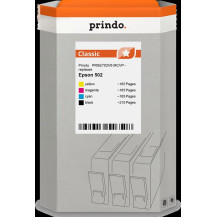 compatibile con Epson 502  Prindo Classic Multipack nero / ciano / magenta / giallo