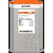 compatibile con Epson 502XL  Prindo Classic XL Multipack nero / ciano / magenta / giallo