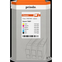 compatibile con Epson T0807  Prindo Classic Multipack nero / ciano / magenta / giallo / ciano (chiaro) / magenta (chiaro)