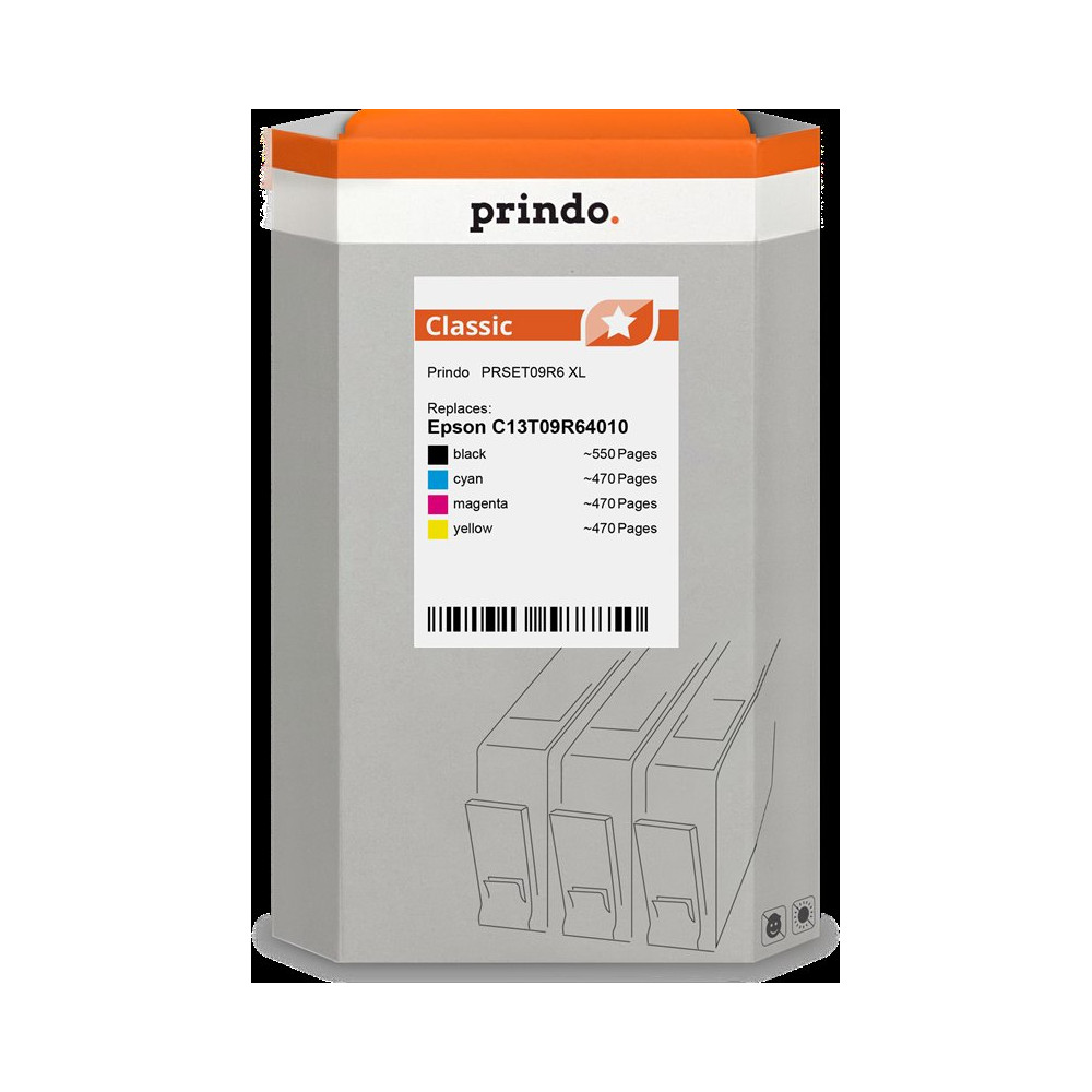 compatibile con Epson 503 XL  Prindo Classic XL Multipack nero / ciano / magenta / giallo