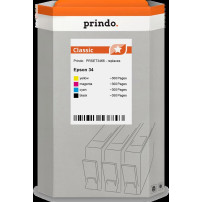 compatibile con Epson 34  Prindo Classic Multipack nero / ciano / magenta / giallo