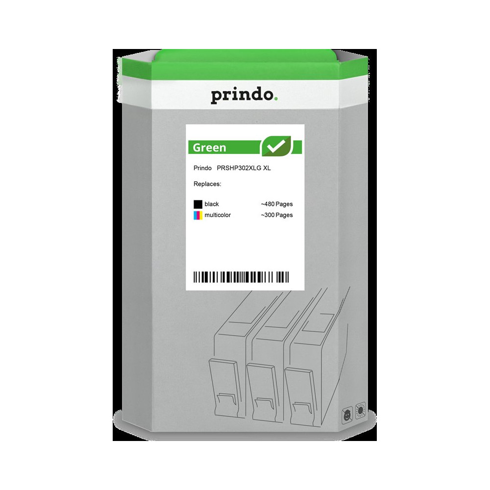 Prindo Green XL Multipack nero / differenti colori