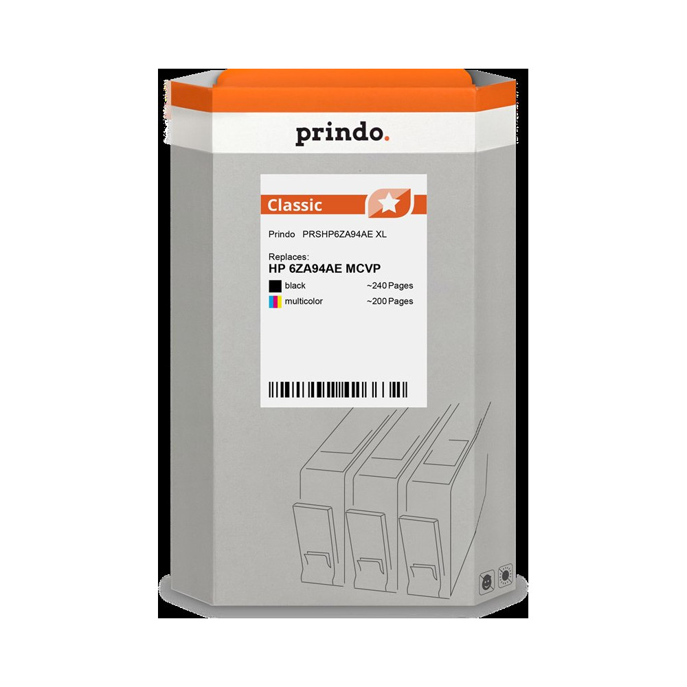 compatibile con HP 305 XL  Prindo Classic XL Multipack nero / differenti colori
