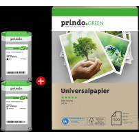 Prindo Green XL nero / differenti colori Value Pack