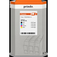 compatibile con HP 953 XL  Prindo Classic XL Multipack nero / ciano / magenta / giallo