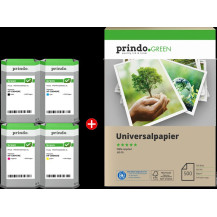 Prindo Green XL nero / ciano / magenta / giallo Value Pack