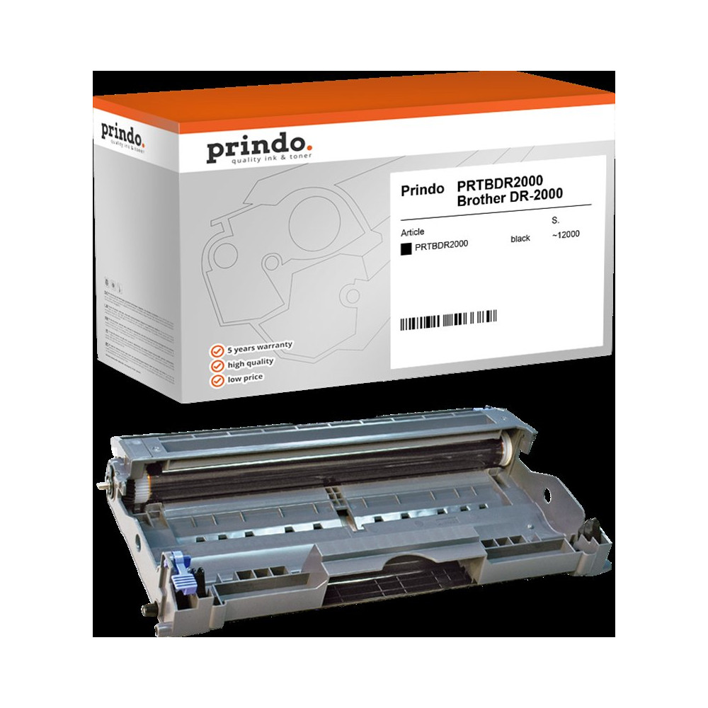 compatibile con Brother DR-2000  Prindo Classic Tamburo nero