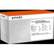 compatibile con Brother TN-243CMYK  Prindo Classic Multipack nero / ciano / magenta / giallo