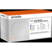 compatibile con Brother TN-248CMYK  Prindo Classic Multipack nero / ciano / magenta / giallo