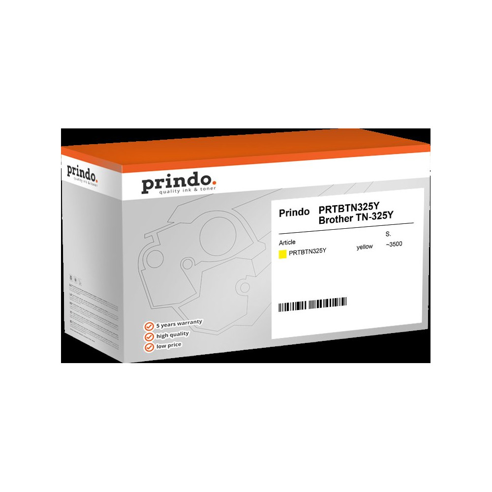 compatibile con Brother TN-325Y  Prindo Classic giallo toner