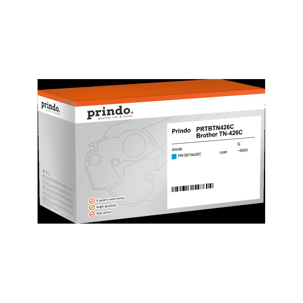 compatibile con Brother TN-426C  Prindo Classic ciano toner