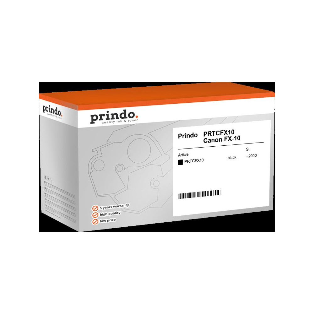 compatibile con Canon FX-10  Prindo Classic nero toner