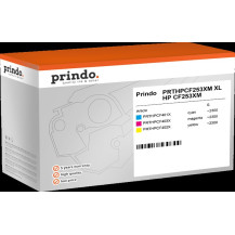 compatibile con HP 201X  Prindo Classic XL Multipack ciano / magenta / giallo
