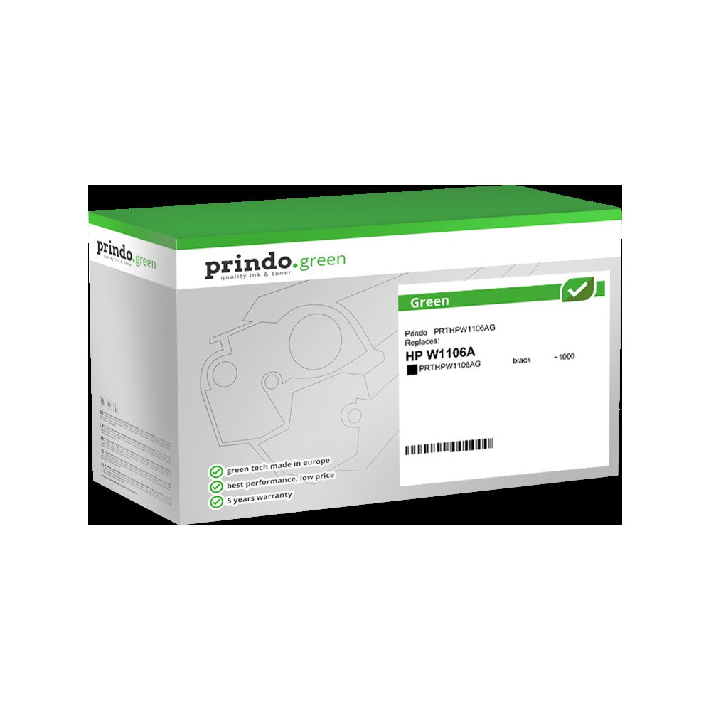 compatibile con HP 106A  Prindo Green nero toner