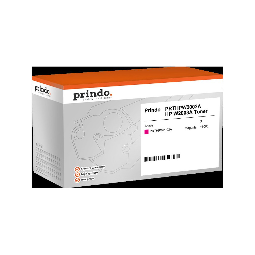 compatibile con HP 658A  Prindo Classic magenta toner