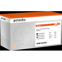 Prindo Basic Rainbow nero / ciano / magenta / giallo Value Pack