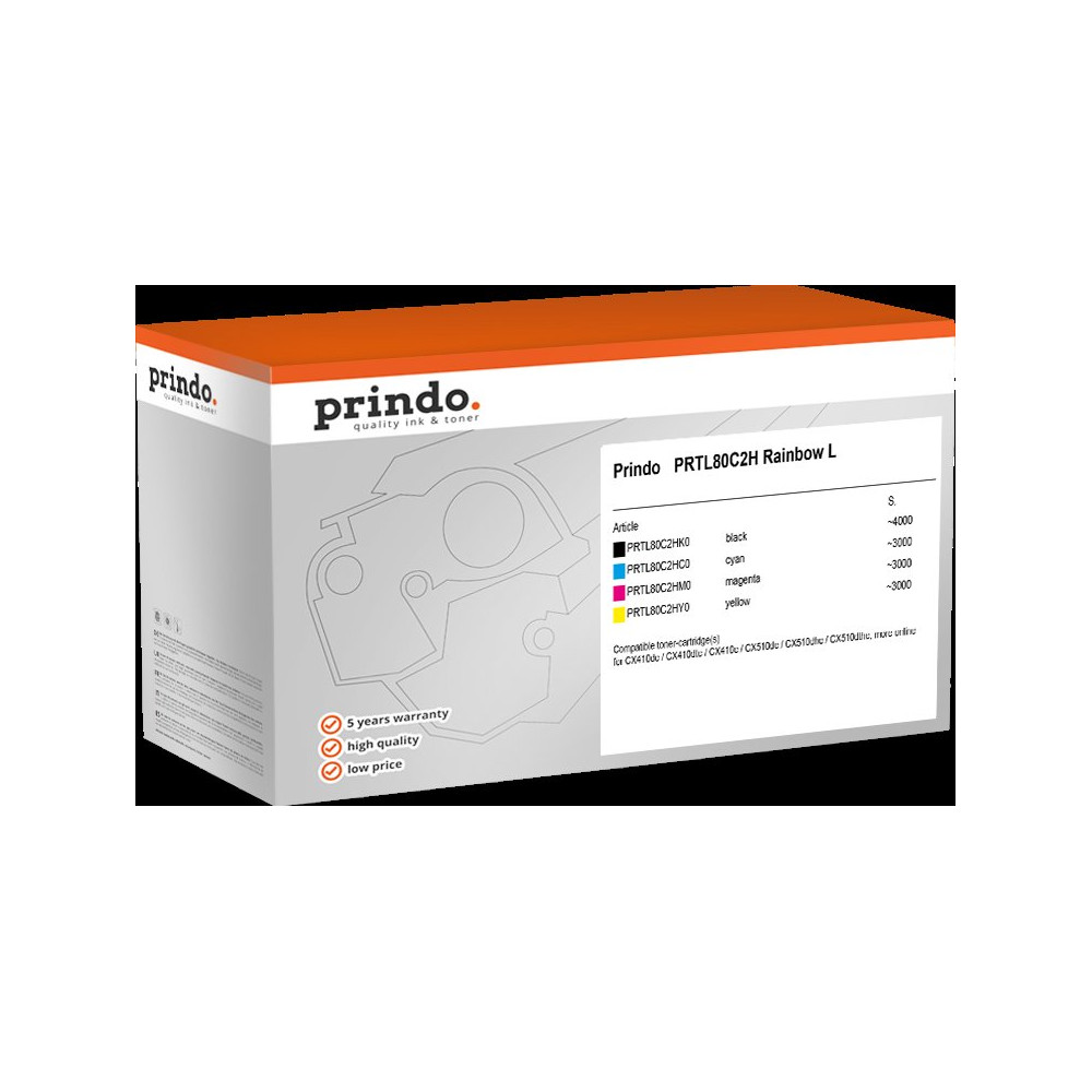 Prindo Classic L Multipack nero / ciano / magenta / giallo