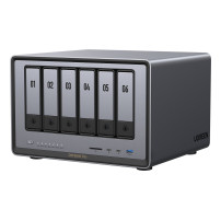 Ugreen DXP6800 Pro NAS Desktop Intel® Core™ i5 8 GB DDR5 Grigio, Nero