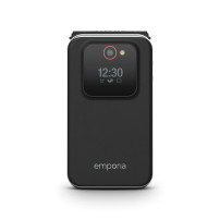 EMPORIA JOY LTE 4G 2.8" CLAMSHELL EASY SMARTPHONE 4G LTE ITALIA BLACK