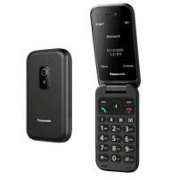 PANASONIC TF600 4G 2.8" DESIGN A CONCHIGLIA FOTOCAMERA CALCOLATRICE TORCIA MP3 E REGISTRATORE BLUETOOTH 3.0 4G NERO