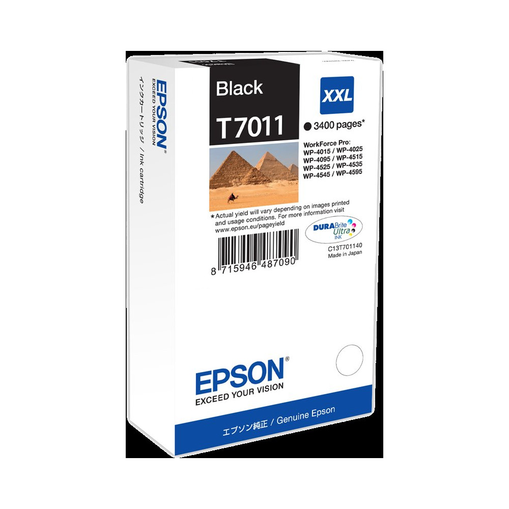 Epson T7011 XXL nero Cartuccia d'inchiostro (C13T70114010)