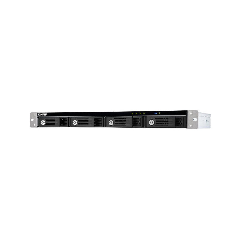 QNAP TR-004U contenitore di unità di archiviazione Box esterno HDD/SSD Nero, Grigio 2.5/3.5"