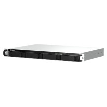 QNAP TS-464eU NAS Rack (1U) Intel® Celeron® N5095 8 GB DDR4 0 TB QNAP Turbo System Alluminio, Nero