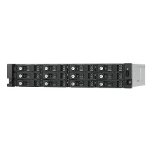 QNAP TL-R1200PES-RP contenitore di unità di archiviazione Box esterno HDD/SSD Nero, Grigio 2.5/3.5"
