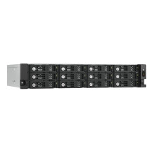 QNAP TL-R1200PES-RP contenitore di unità di archiviazione Box esterno HDD/SSD Nero, Grigio 2.5/3.5"