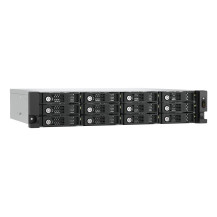 QNAP TL-R1200PES-RP contenitore di unità di archiviazione Box esterno HDD/SSD Nero, Grigio 2.5/3.5"
