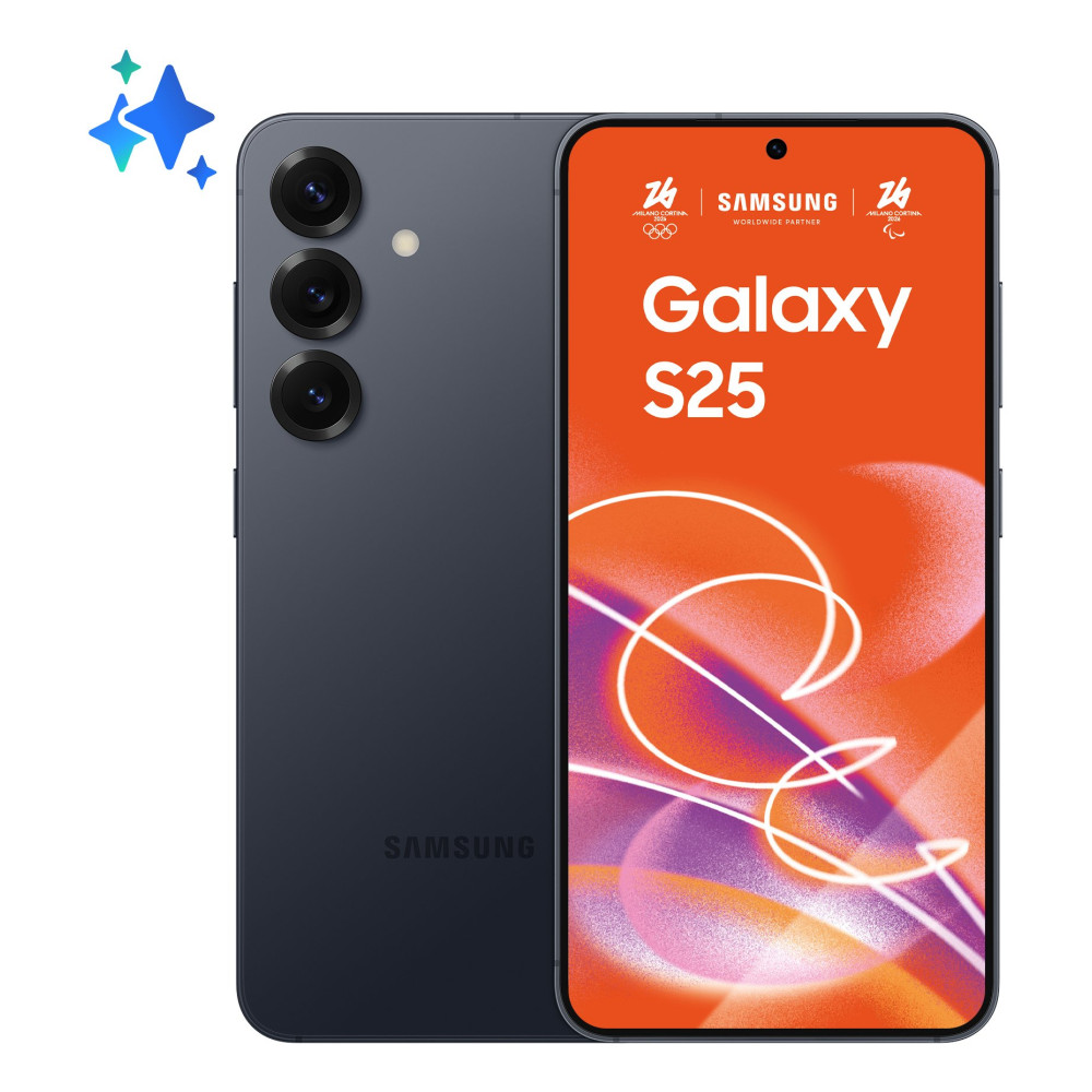 SAMSUNG S931 GALAXY S25 5G DUAL SIM Ai 6.2" OCTA CORE 256GB RAM 12GB 5G ITALIA NERO BLU