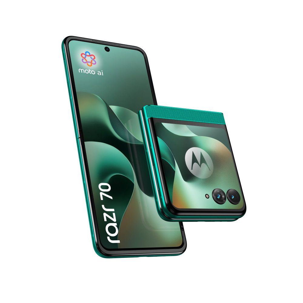 MOTOROLA RAZR 70 5G DUAL SIM 6.9" OCTA CORE 256GB RAM 8GB 5G ITALIA SPORTING GREEN