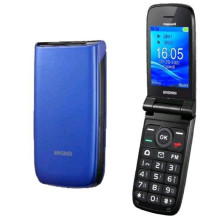BRONDI MAGNUM 4 DUAL SIM 2.8" CLAMSHELL FOTOCAMERA BLUETOOTH RADIO FM ITALIA BLU VIOLA BLACK